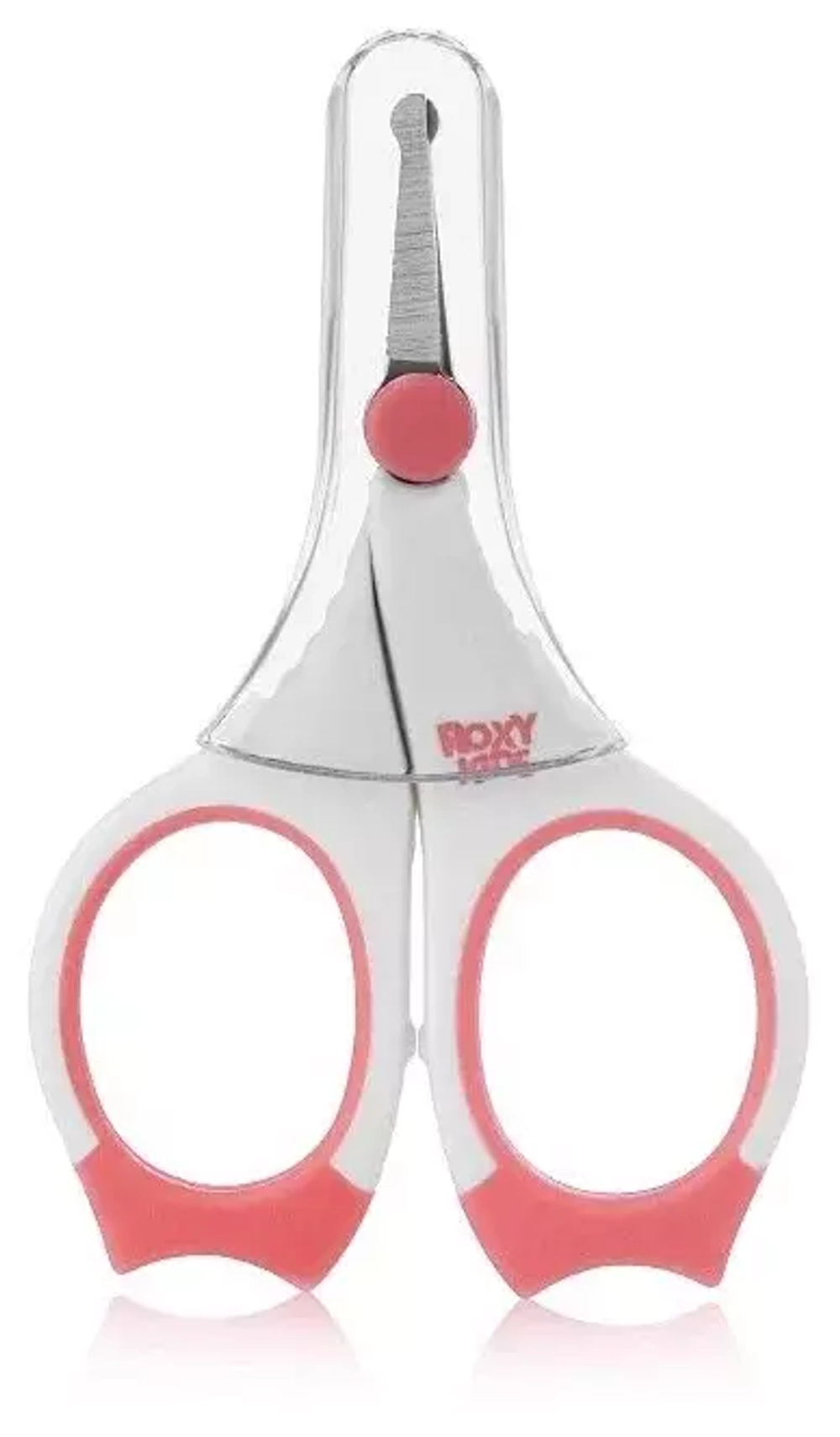 Маникюрные ножницы для новорожденных ROXY-KIDS (коралловый) Арт.RPS-002-С