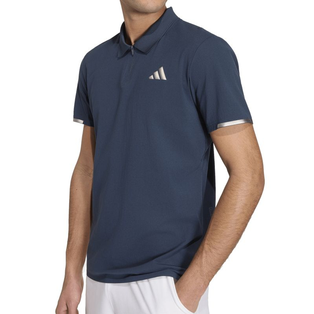 Мужское теннисное поло Adidas Tennis Freelift Pro - aura ink
