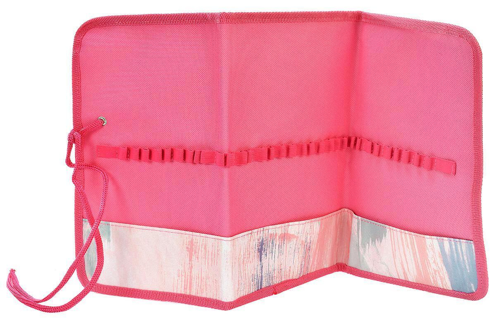 Пенал тубус тканевый на шнурке "КРАСКИ 2021" (Пчелка)