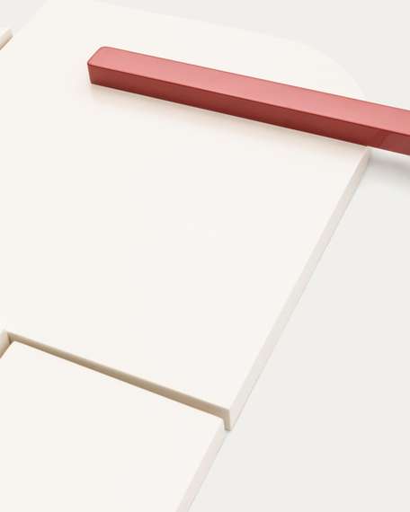 Стеновая панель Danei бело-красная 50x30 см