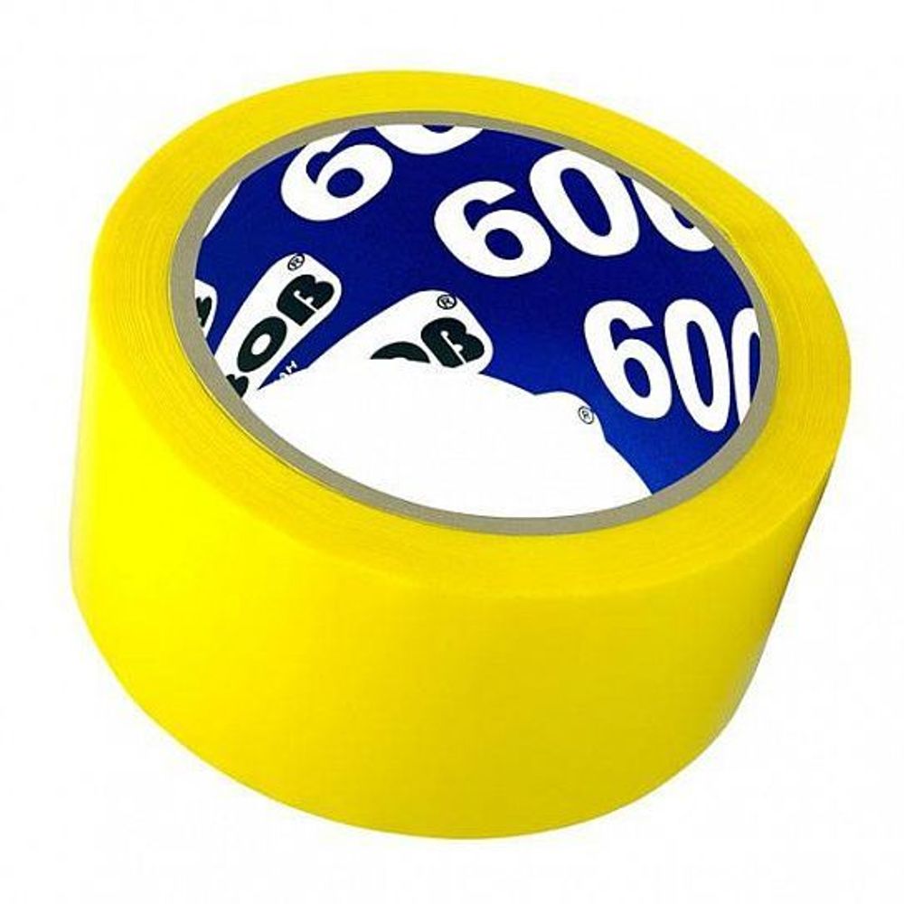 Клейк.лента упак. UNIBOB 48 мм 66,00 м 45 мкм желт.