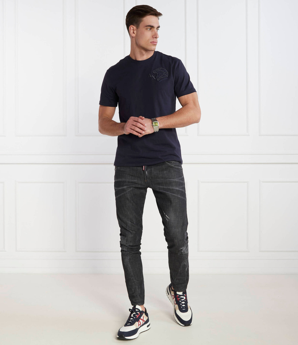 Футболка Armani Exchange - темно-синий(3DZTHL ZJ9TZ)