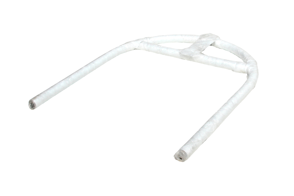 Кресло подвесное Кокон XL арт.D52-МТ002 (стойка+основание.бел.,корзн.бел.,подуш.беж. 3уп. (В))