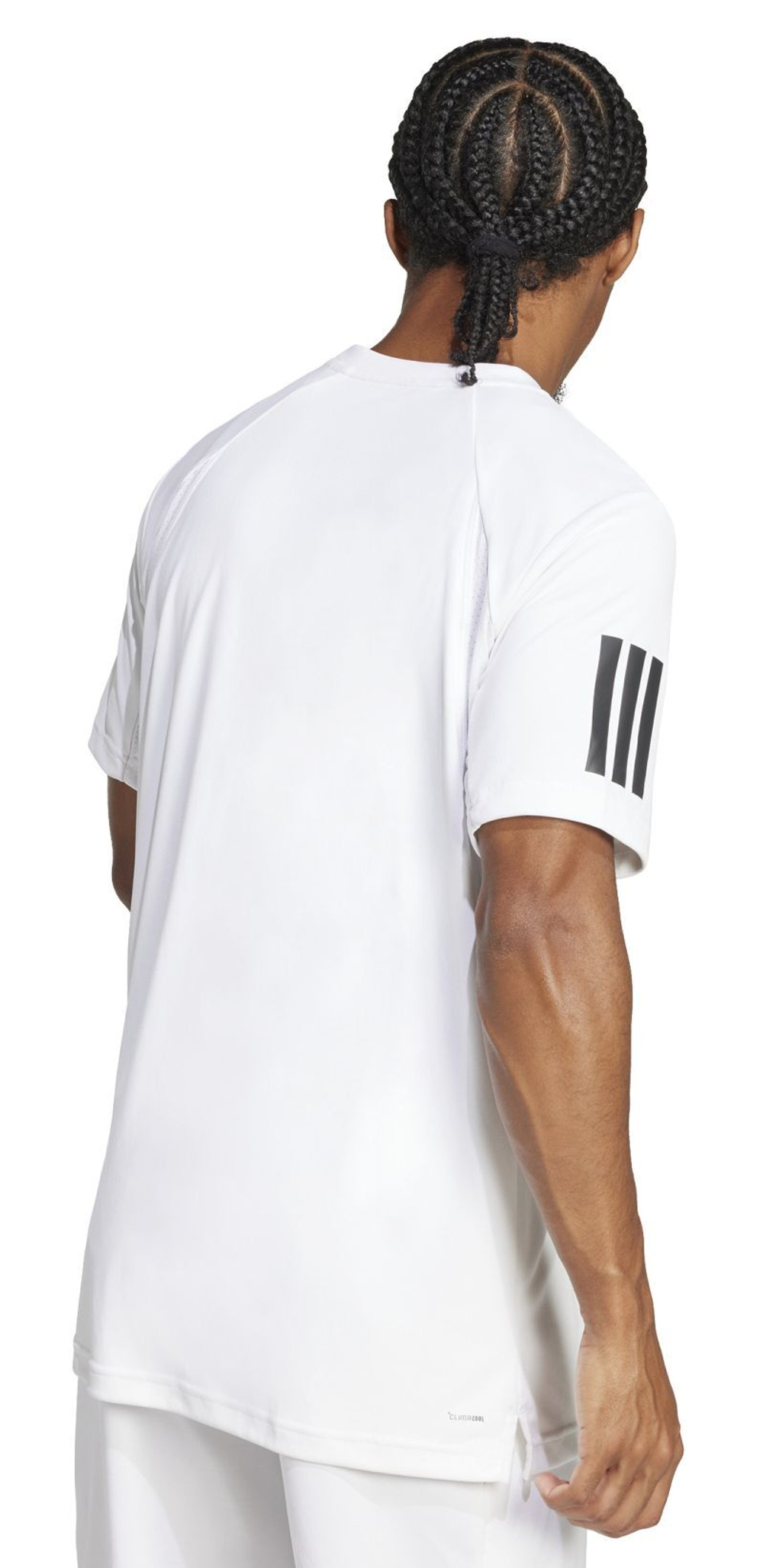 Теннисная футболка Adidas Club Tennis Climacool 3-Stripes - White