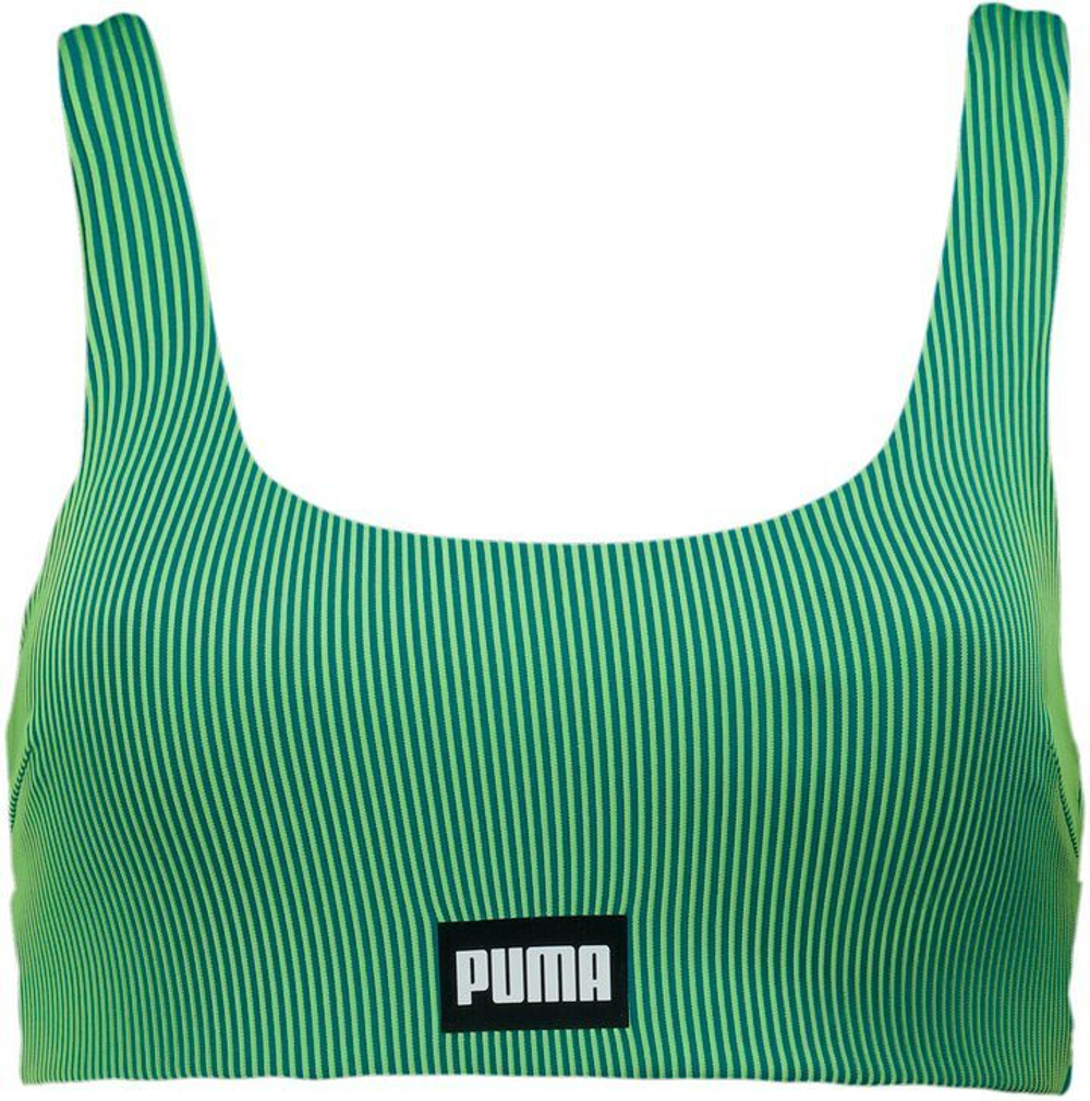 Купальник (верх) PUMA SWIM WOMEN RIBBED SCOOP NECK TOP 1P