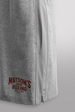 ZARA ШОРТЫ С ВЫШИВКОЙ И ЛАМПАСАМИ 9'', СЕРЫЙ МЕЛАНЖ