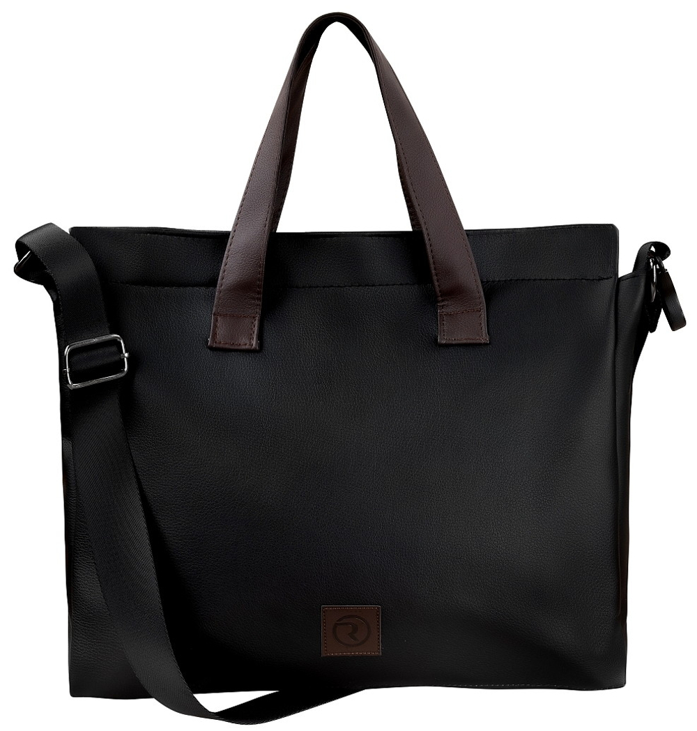 Детская коляска Roan Esso Кожа 3 в 1 с автокреслом Pituso Baesa Pro Black,Beige Canopy ESSK/210/1 Black /Black/руч.Тем.коричневый