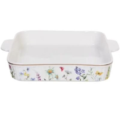 Форма керамическая для запекания «Альпийский луг» 4,5л 31,5*26*6см