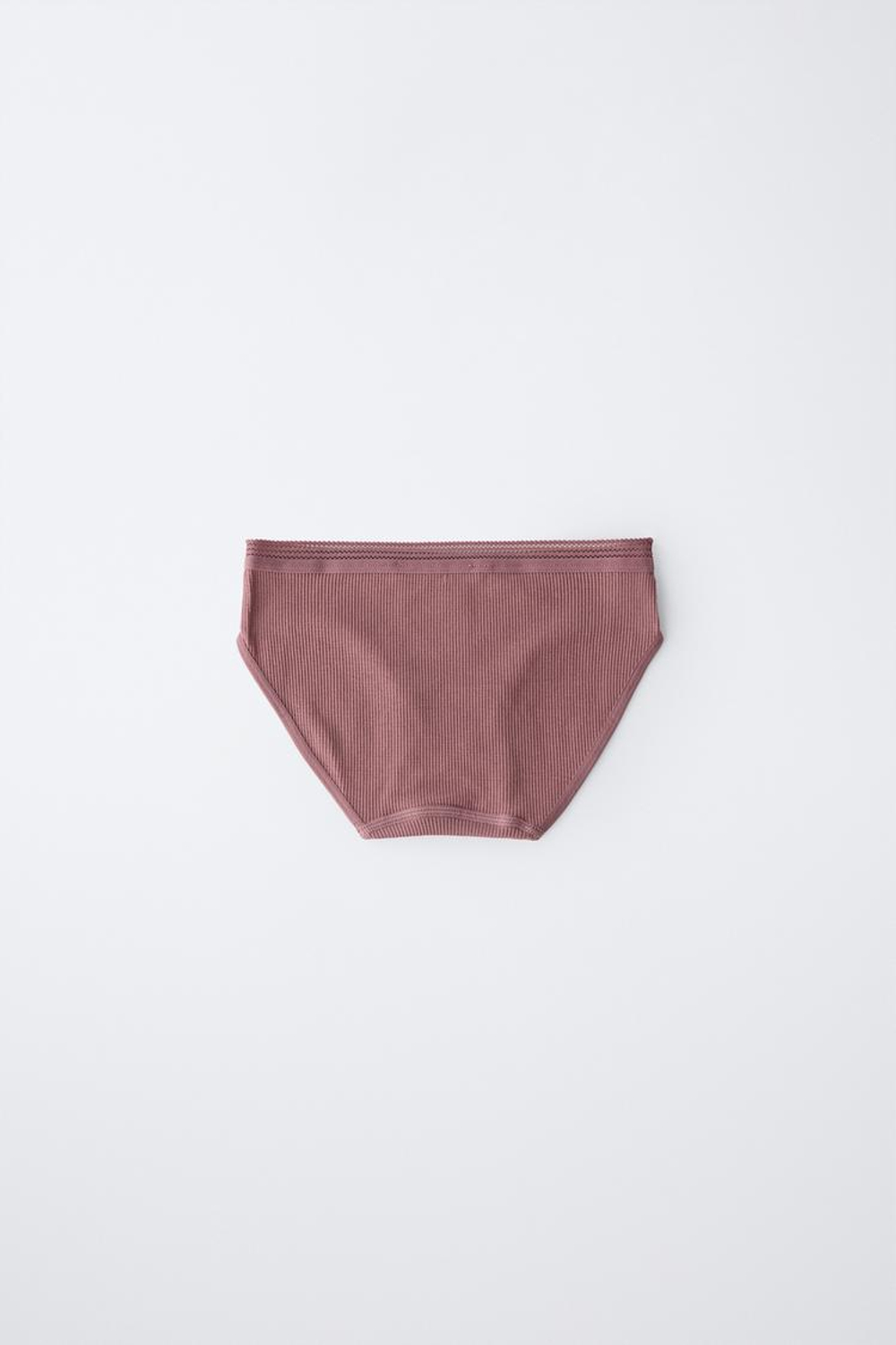 ZARA НАБОР ИЗ ТРЕХ БЕСШОВНЫХ ТРУСОВ, РАЗНОЦВЕТНЫЙ