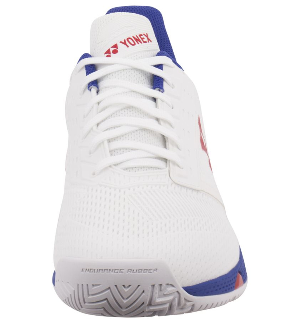 Мужские кроссовки теннисные Yonex Power Cushion AD-Accel Wide - white/purple