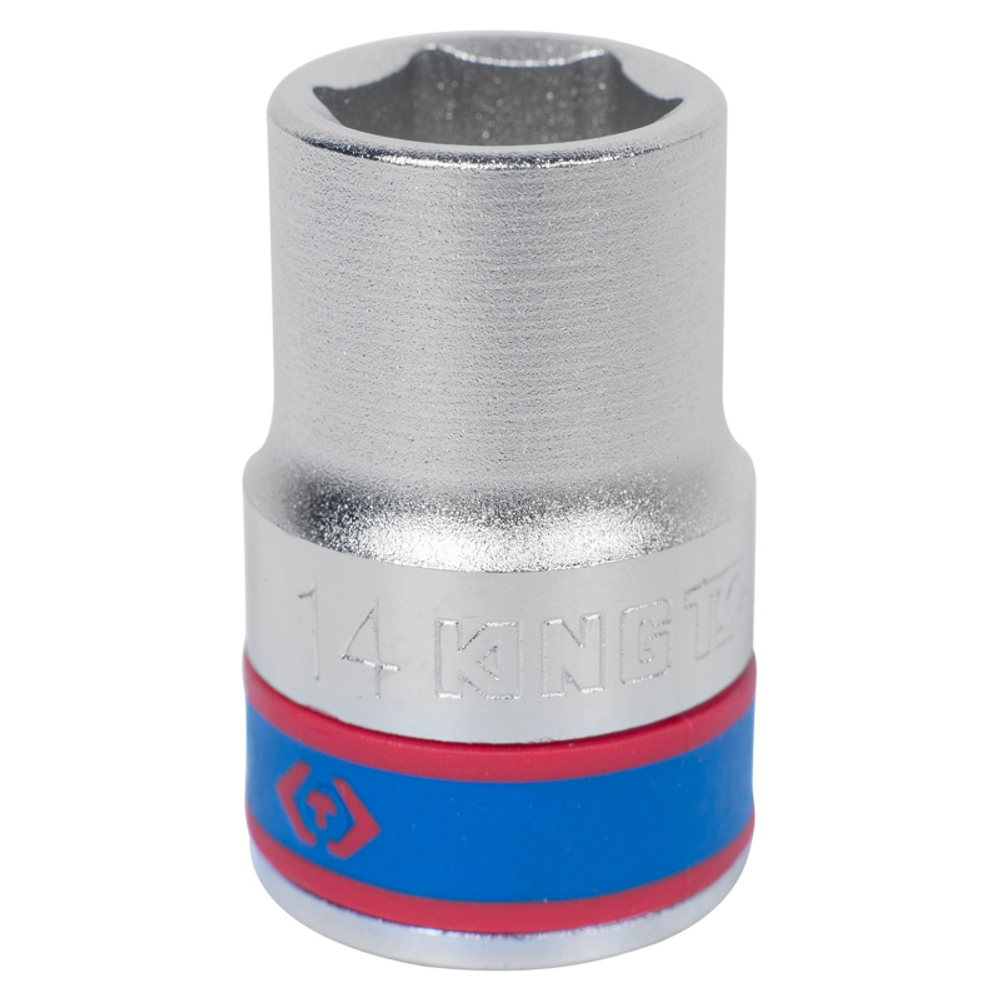 Головка торцевая стандартная шестигранная 1/2&quot;, 14 мм KING TONY 433514M