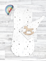 Пеленальный кокон и шапочка Mjölk Ночное небо