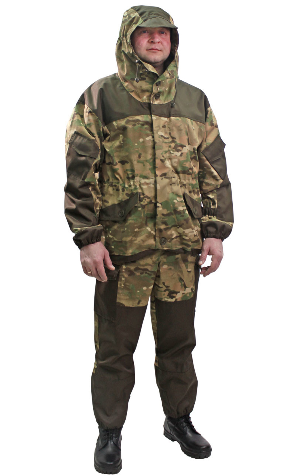 Костюм Горка NEW цв. Мультикам с накладками