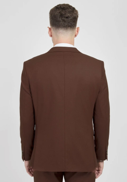 Мужской классический костюм (шоколадный) А32