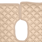 Ковры MERCEDES Actros MP3 (автомат) с шахтой (экокожа, бежевый, бежевый кант, коричневая вышивка)