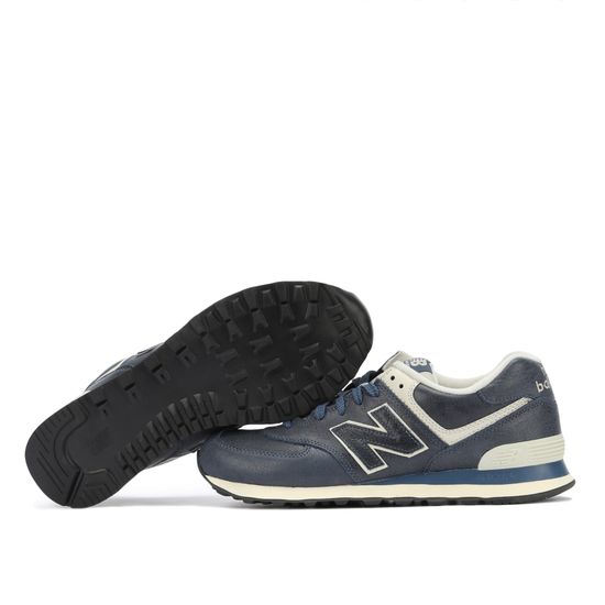 Кроссовки New Balance 574 Leather Blue