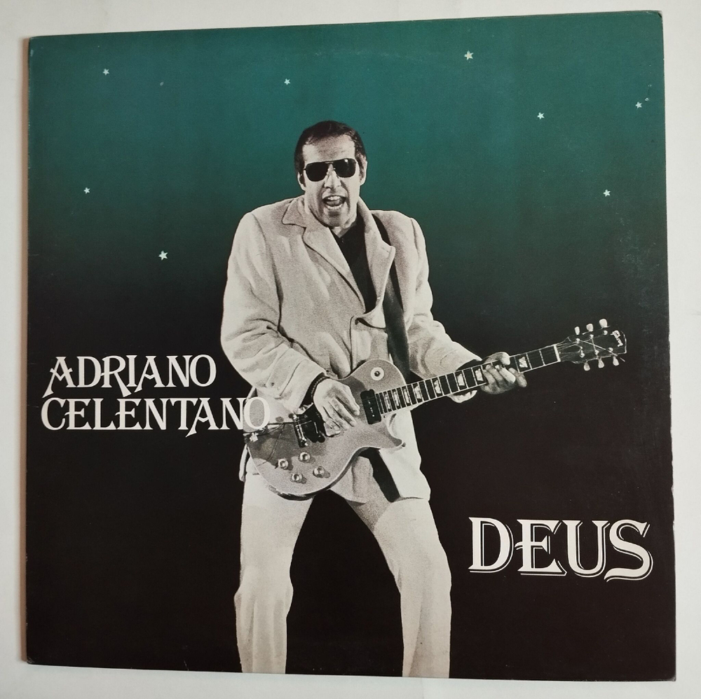 Винтажная виниловая пластинка LP Adriano Celentano Deus (Italy 1981)
