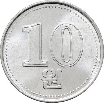 10 вон 2005 Северная Корея