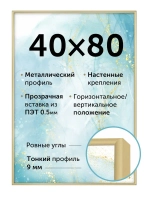 Металлическая рамка 40х80 см