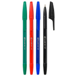 Ручка шариковая, масляная, Basir, цветные чернила, цветной корпус в цвет чернил, набор 6 шт