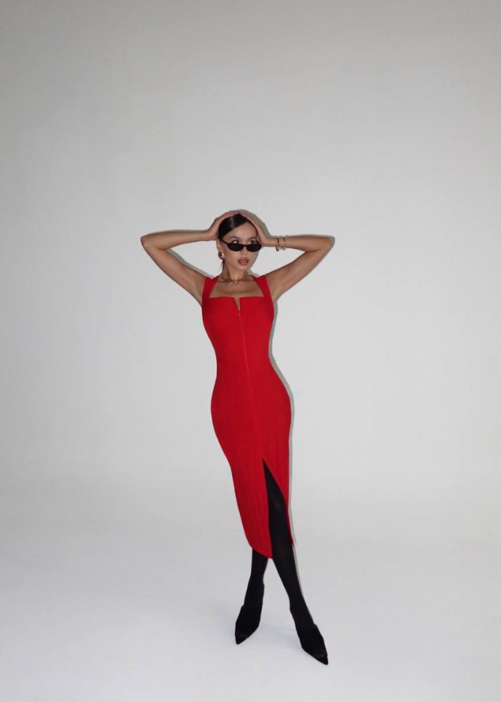 Платье Синди, Красный