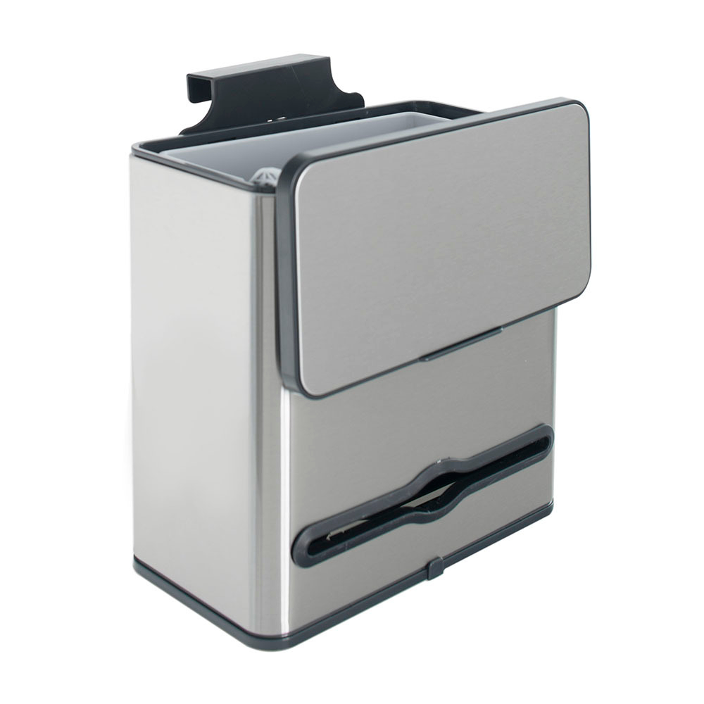 Ведро для мусора, внутр ведро, держатель б/полотенец, Foodatlas JAH-542, 4л