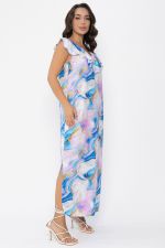 Платье Хатиса (голубо-розовое) П14073-4М LT Collection