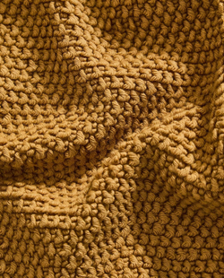 Zara Home - Нескользящий коврик для ванной из хлопка, горчичный, 50x70 см