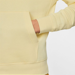 Куртка теннисная Nike Sportswear Club Fleece Pullover Hoodie - alabaster/alabaster/white - Yellow