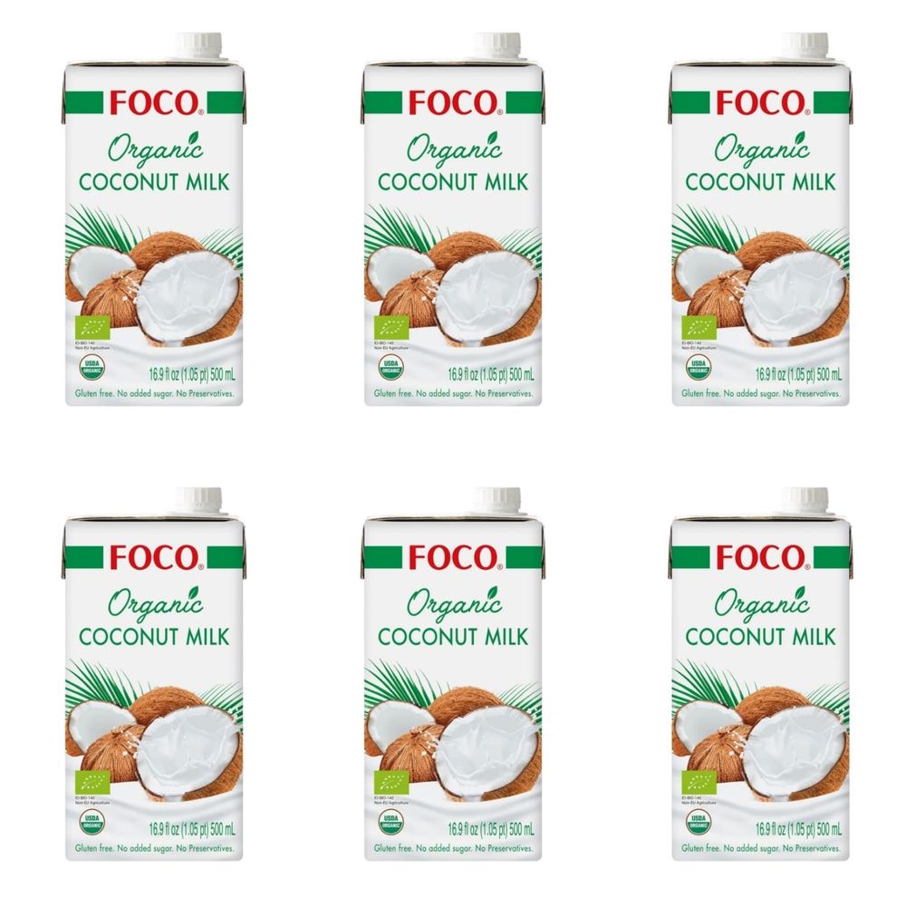 FOCO Organic кокосовое молоко 10-12% 500 мл