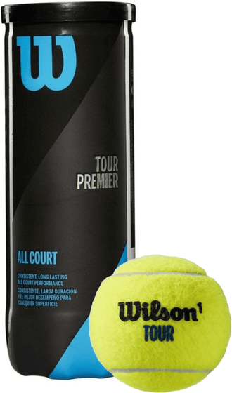 Мячи теннисные Wilson Tour Premier All Court (3 мяча в банке)