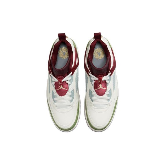 Джордан Spizike Винтажные баскетбольные кроссовки Низкие Зеленые Мужские