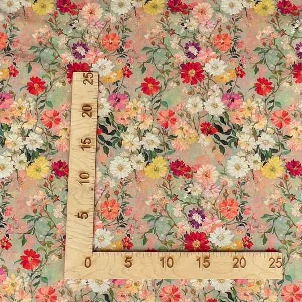 БЕЛО-МАЛИНОВЫЙ БУКЕТ - 100% ХЛОПОК 6