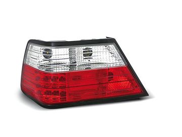 Задние фонари Mercedes E W124 red white led