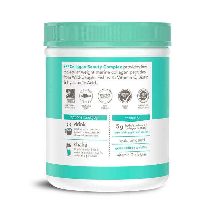 Collagen Beauty Complex unflavored, Морской коллаген без ароматизаторов, Sports Research (163 гр)