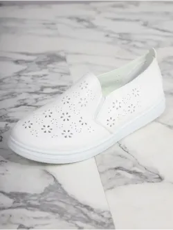 Мокасины летние с перфорацией