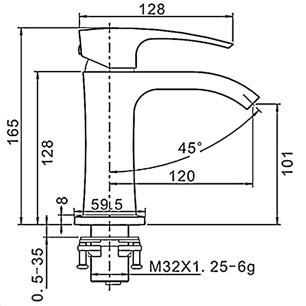 Смеситель Gappo G1007-8