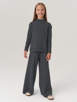 Водолазка в школу для девочки AT743  темно-серый