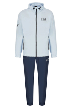 Для мужчин Костюм теннисный EA7 Man Woven Tracksuit - blue/l. blue
