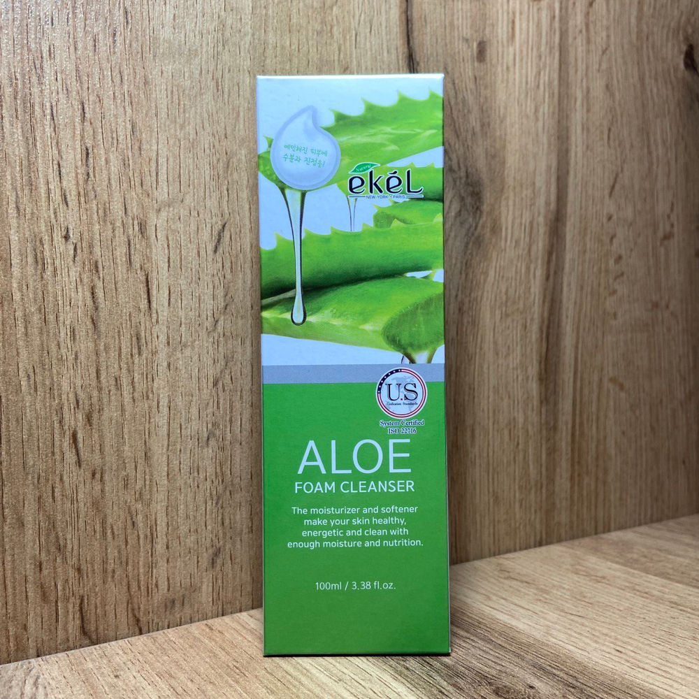 Пенка для умывания Ekel Aloe Foam Cleanser с экстрактом алоэ вера 100 мл