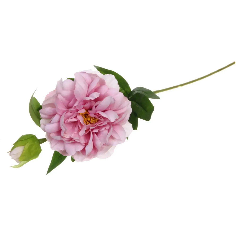 Цветок искусственный «Natur» 68см Пион пыльно-розовый