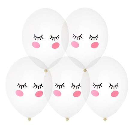 Латексный шар «Щечки Реснички», 36 см