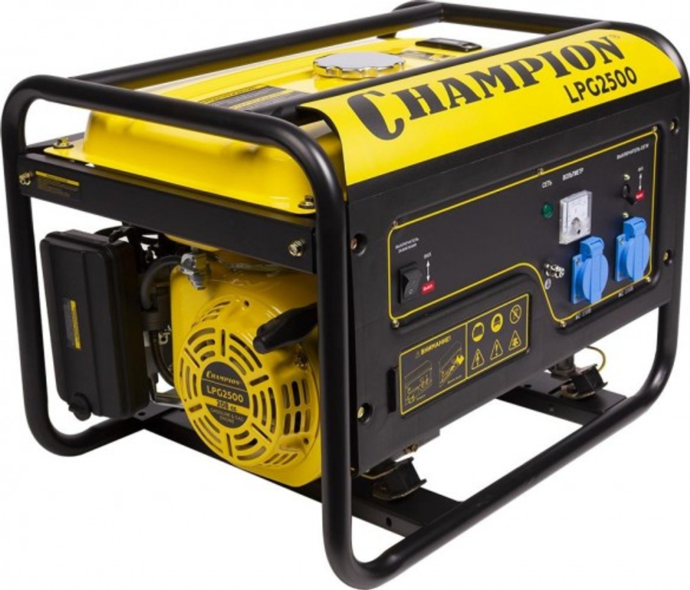 Генератор бензиновый CHAMPION LPG2500 (бензин/газ)
