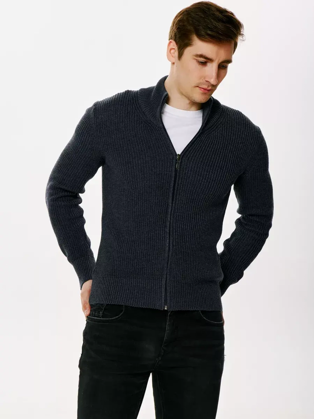 Кардиган на молнии
