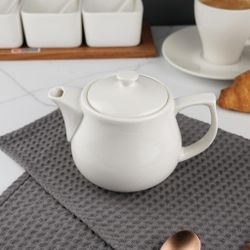 Чайник 450 мл белый фарфор P.L. Proff Cuisine [1]