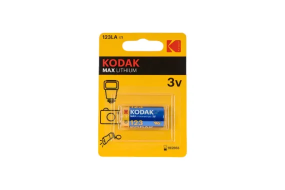 Батарейка Kodak MAX 3V CR123 38279