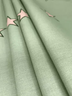 Простынь на резинке перкаль Сказка "Creeper" 120x200 см