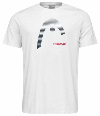 Футболка для мальчика теннисная Head Junior Club Carl T-Shirt - white