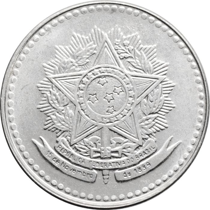 10 крузадо 1988 Бразилия XF
