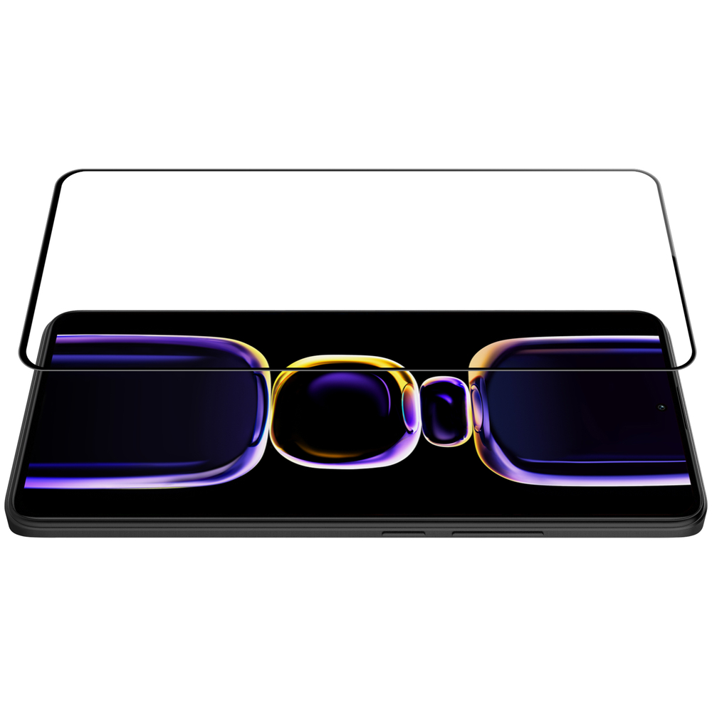 Защитное закаленное стекло для Xiaomi Redmi Poco F5 Pro, серия CP+PRO Anti-Explosion Glass Screen Protector (черные рамки) от Nillkin